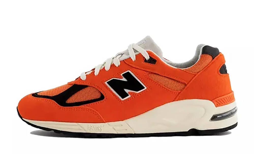 Orange and black on sale new balance 990