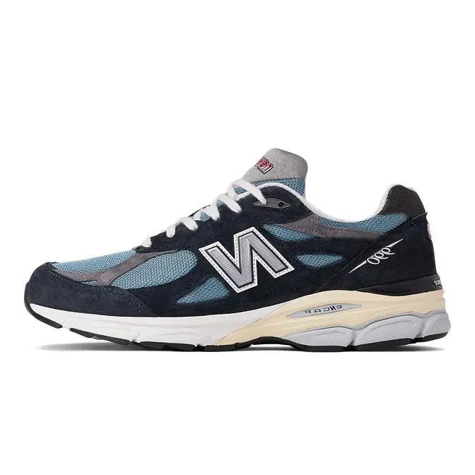 New balance 990 store blue and grey