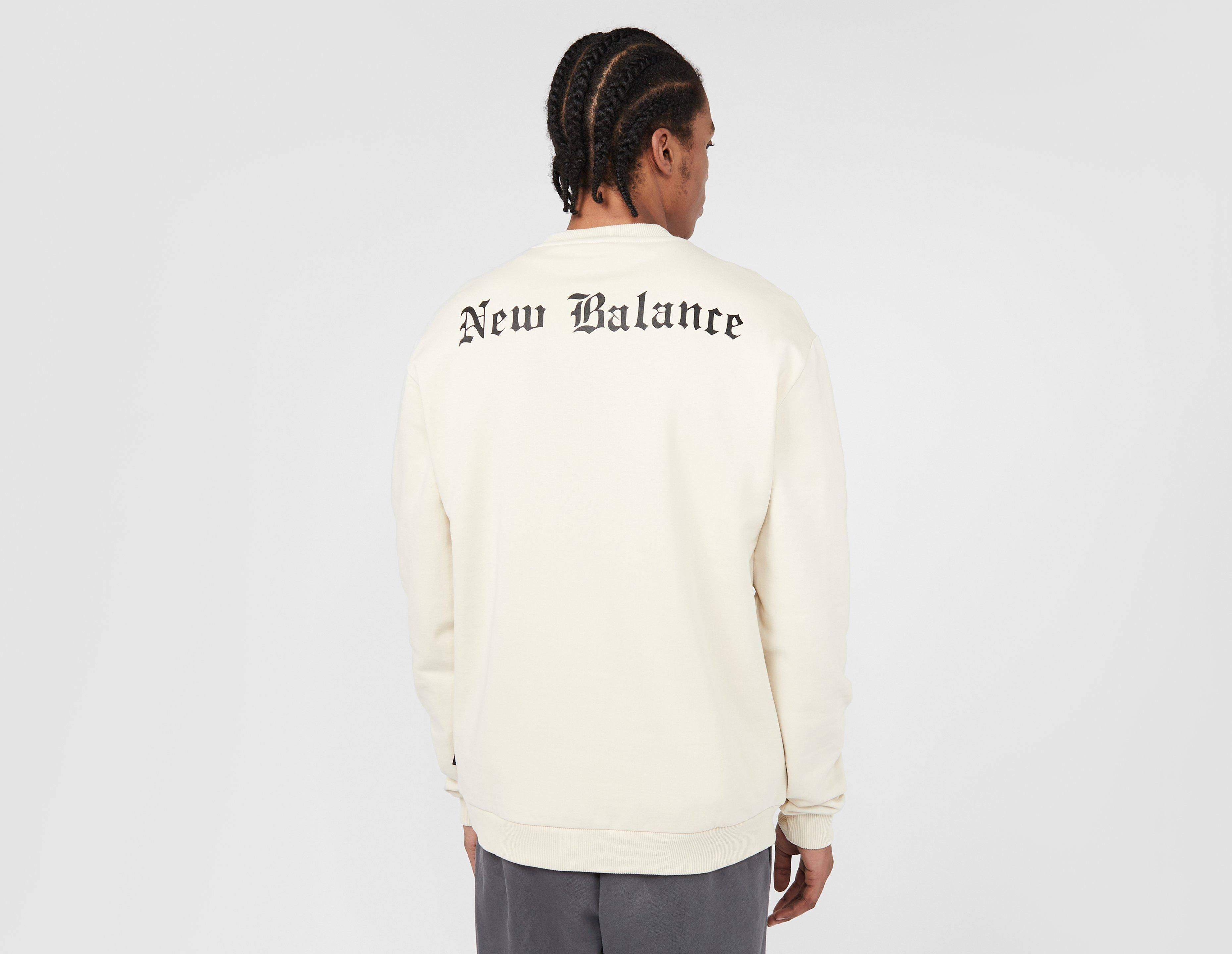 New Balance Science Crew Sweatshirt Brown Backside
