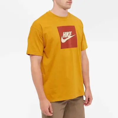 Nike ACG Hike Logo Tee Gold Suede Front