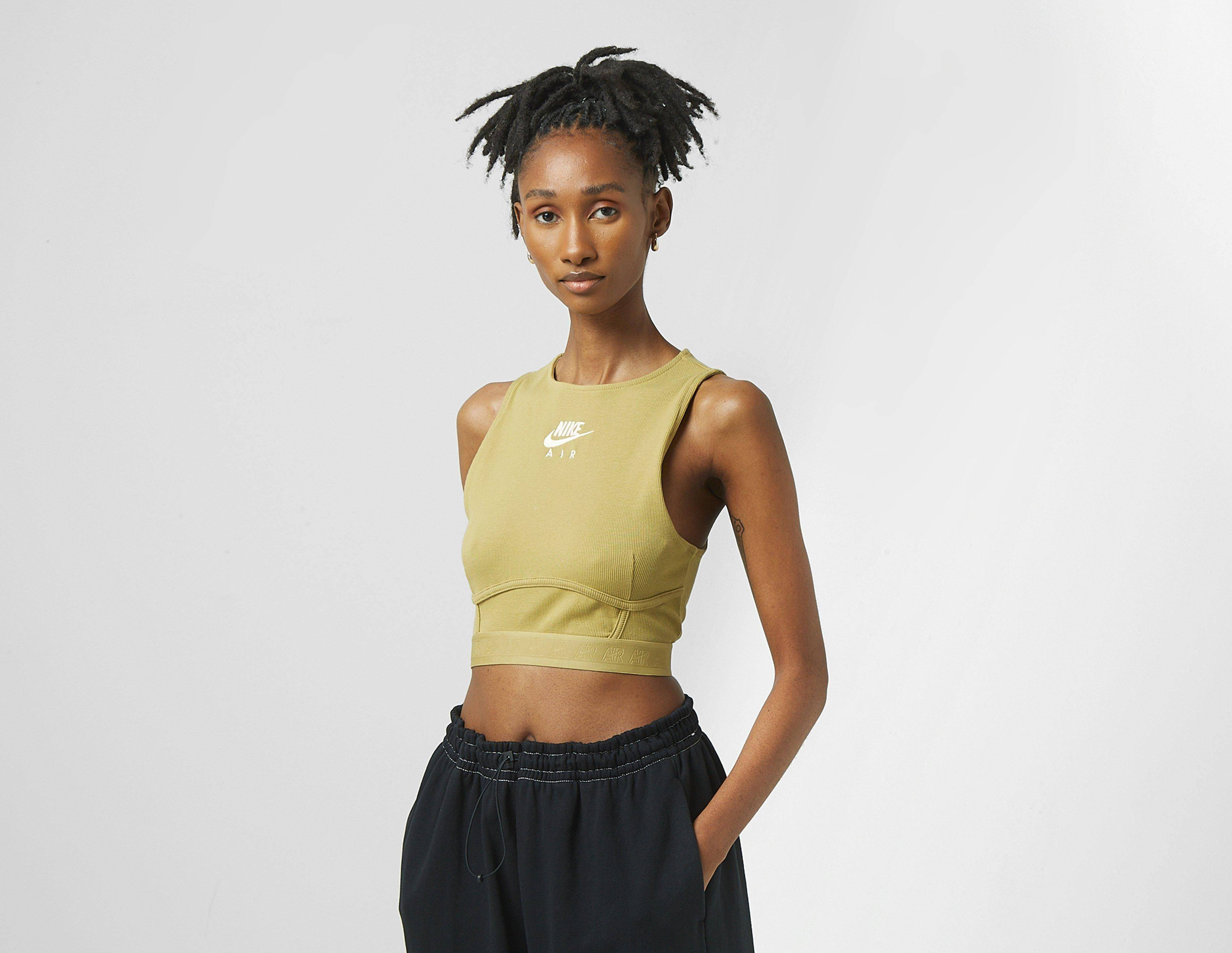 Nike Air Crop Tank Top Brown Feature