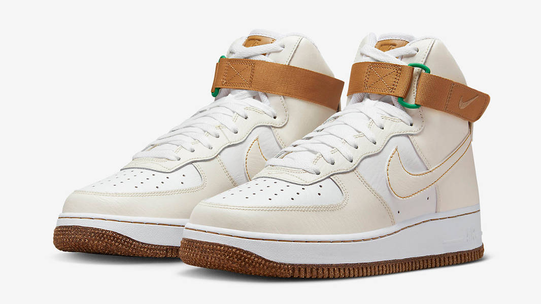 Nike Air Force 1 High Inspected By Swoosh Phantom Gold DX4980-001 Side