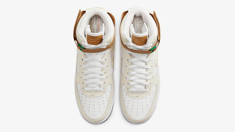 Nike Air Force 1 High Inspected By Swoosh Phantom Gold DX4980-001 Top