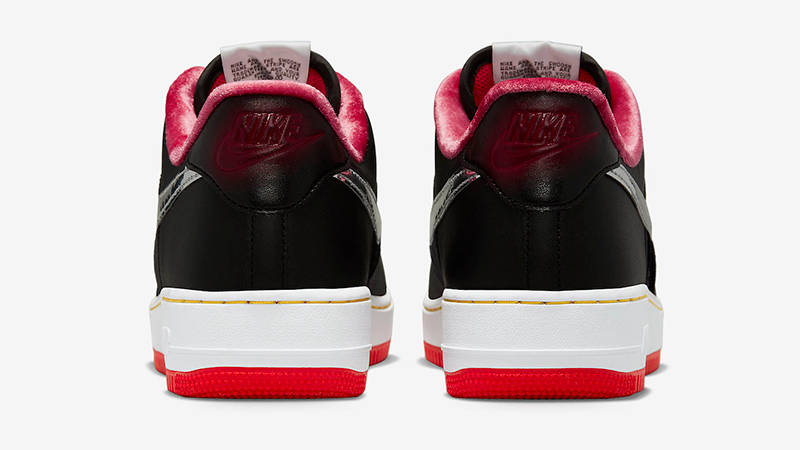 Nike Air Force 1 Low H-Town Black Silver DZ5427-001 Back