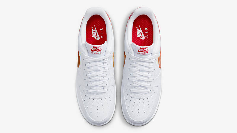 Nike Air Force 1 Low Jumbo White Orange Top
