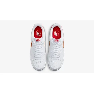 Nike Air Force 1 Low White Orange DV3505-100 Release Date