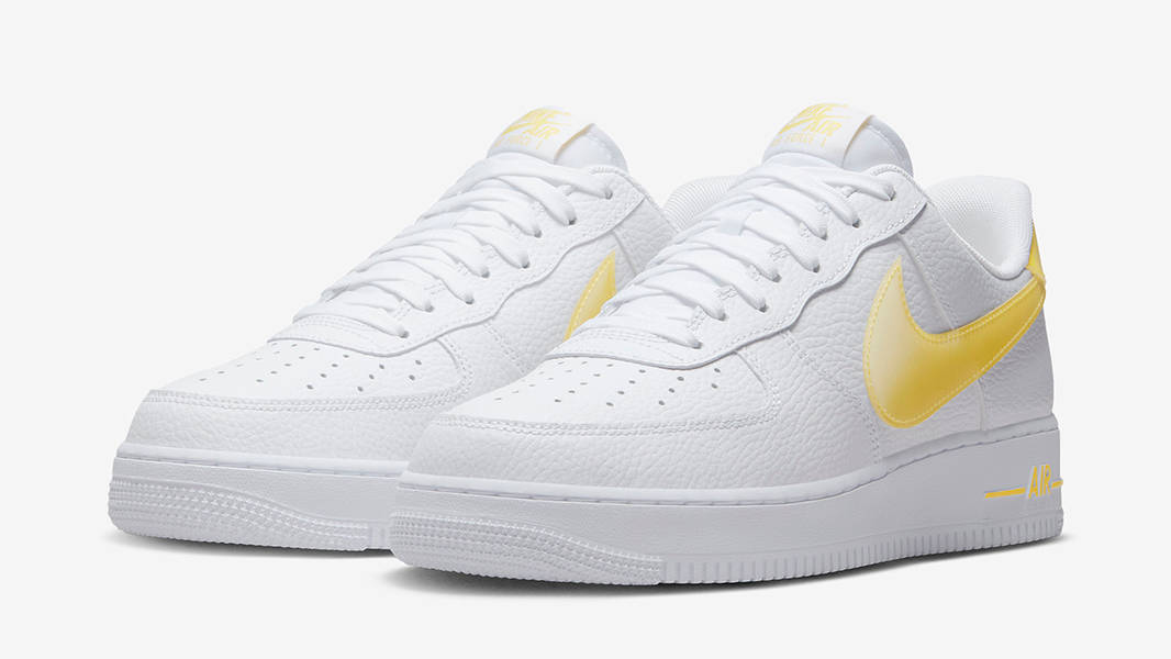 Nike Air Force 1 Low Jumbo White Yellow DV3505-101 Side