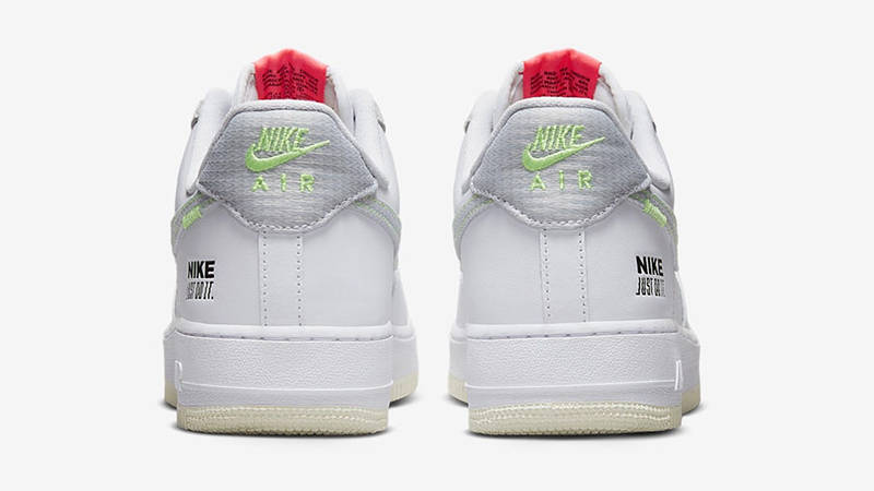 Nike Air Force 1 Low Just Stitch It White FB1853-111 Back