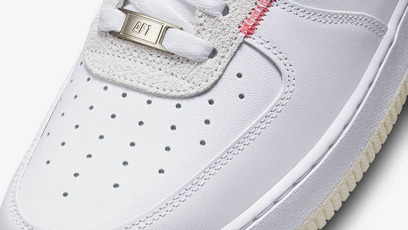 Nike Air Force 1 Low Just Stitch It White FB1853-111 Detail