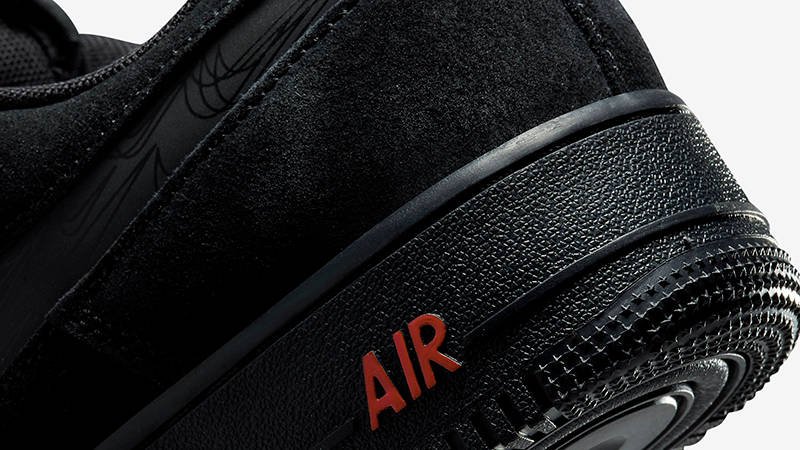 Nike Air Force 1 Low Black Orange DZ4514-001 Release Date