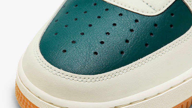 Nike Air Force 1 Low Sail Green Red FD9063-163 Detail