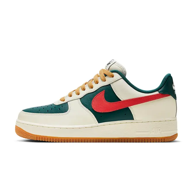 Nike Air Force 1 Low Sail Green Red | Where To Buy | FD9063-163 | The ...