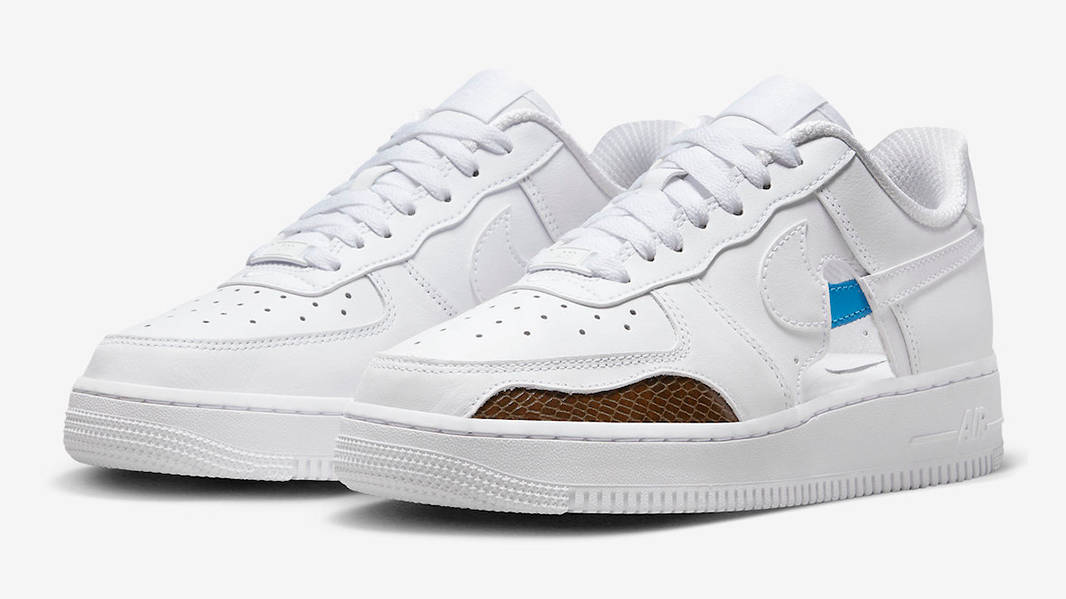 Nike Air Force 1 Low See-Thru White FB1906-100 Side