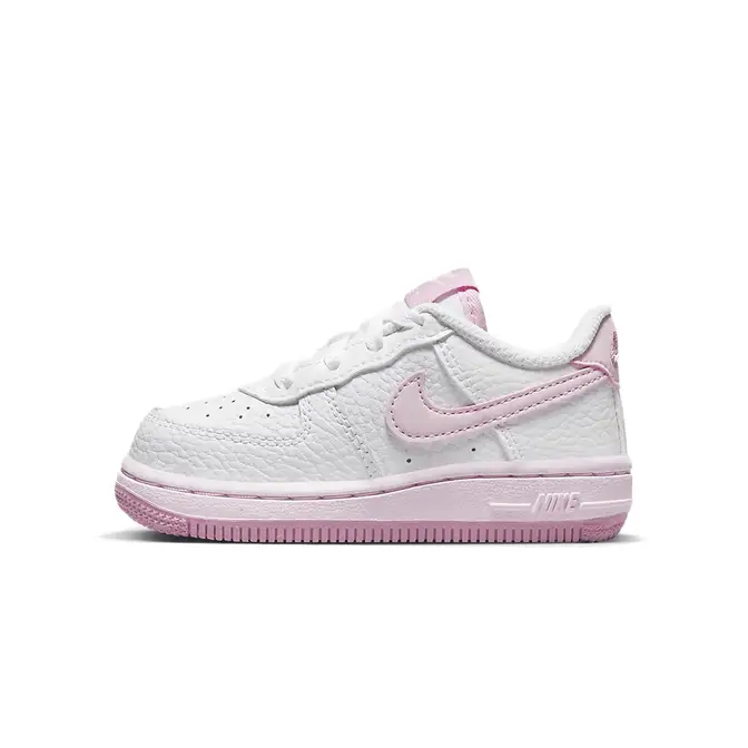 Nike Air Force 1 Low Toddler White Pink | Where To Buy | CZ1691-107 ...