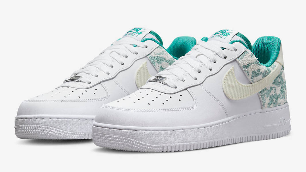 Nike Air Force 1 Low White Sail Green DX3365-100 Side
