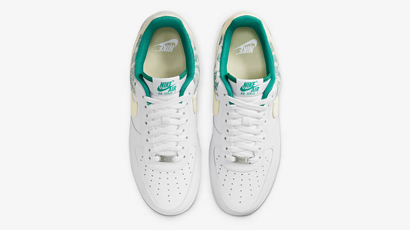 Nike Air Force 1 Low White Sail Green DX3365-100 Top