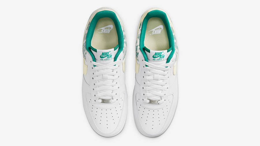 Nike Air Force 1 Low White Sail Green | Where To Buy | DX3365-100 | The ...
