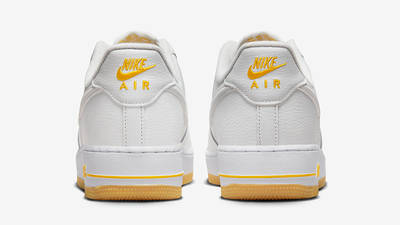 Nike Air Force 1 Low White Yellow Gum DZ4512-100 Back