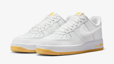 Nike Air Force 1 Low White Yellow Gum DZ4512-100 Side