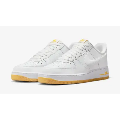 Nike Air Force 1 Low White Yellow Gum | Where To Buy | DZ4512-100 | The ...