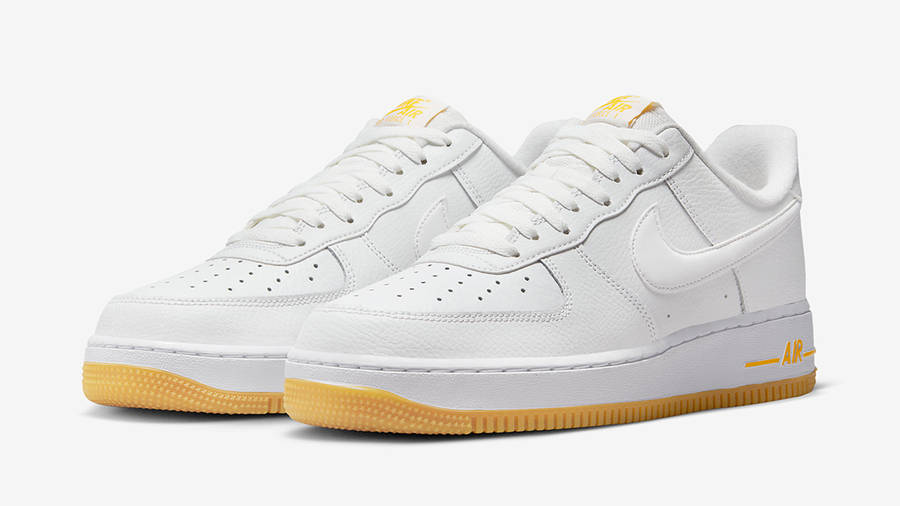 Nike Air Force 1 Low White Yellow Gum DZ4512-100 Side