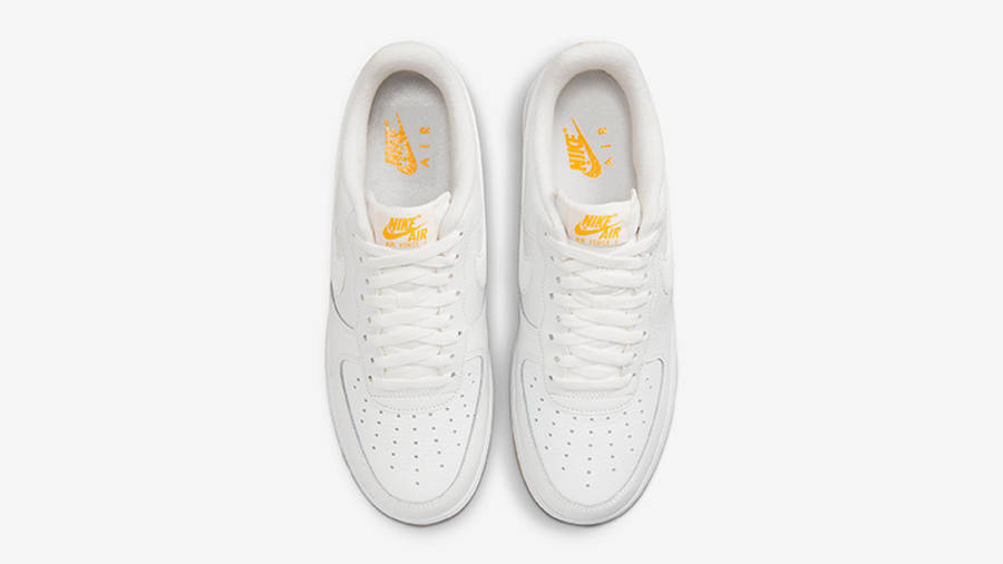 Nike Air Force 1 Low White Yellow Gum DZ4512-100 Top