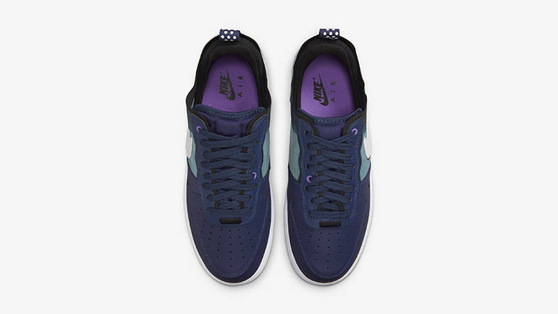 Nike Air Force 1 React Navy Teal DM0573-400 Top
