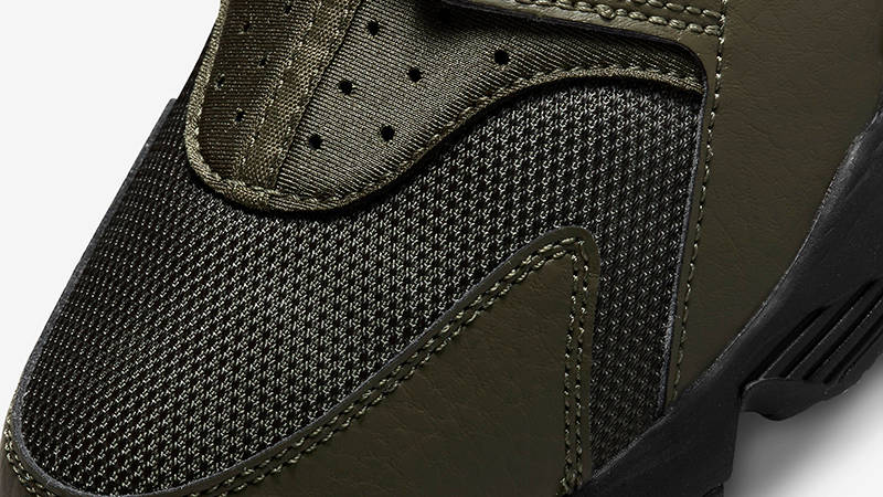 Nike Air Huarache Olive Black DZ4506-300 Detail