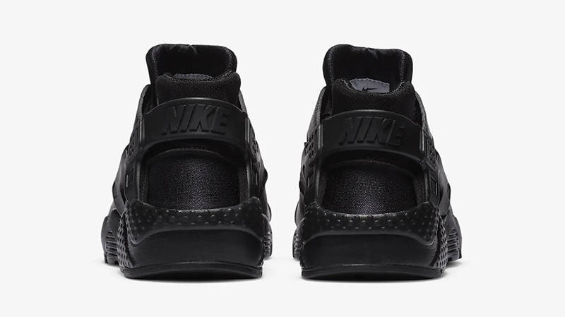 Nike Air Huarache Run GS Triple Black 654275-016 Back