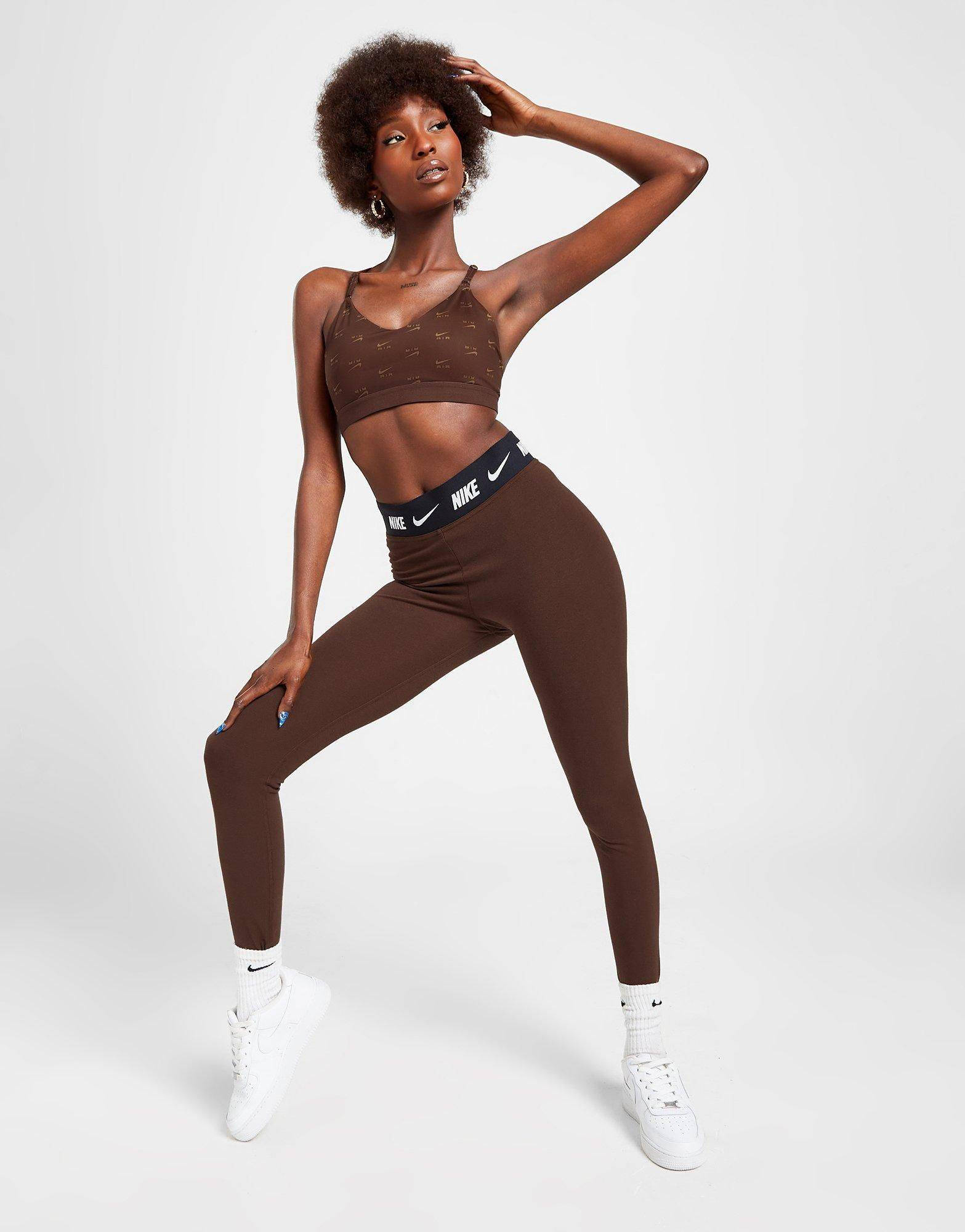 Brown Sports Bras. Nike IE