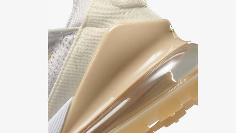 Nike Air Max 270 Light Bone Coconut Milk Closeup