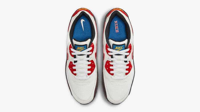 Nike Air Max 90 SE Sail University Red DX3276-133 Top