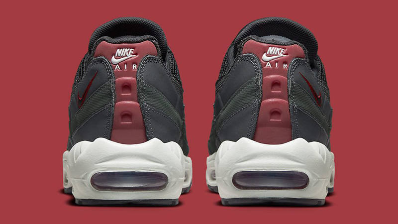 Nike Air Max 95 Grey Team Red DQ3982-001 Back