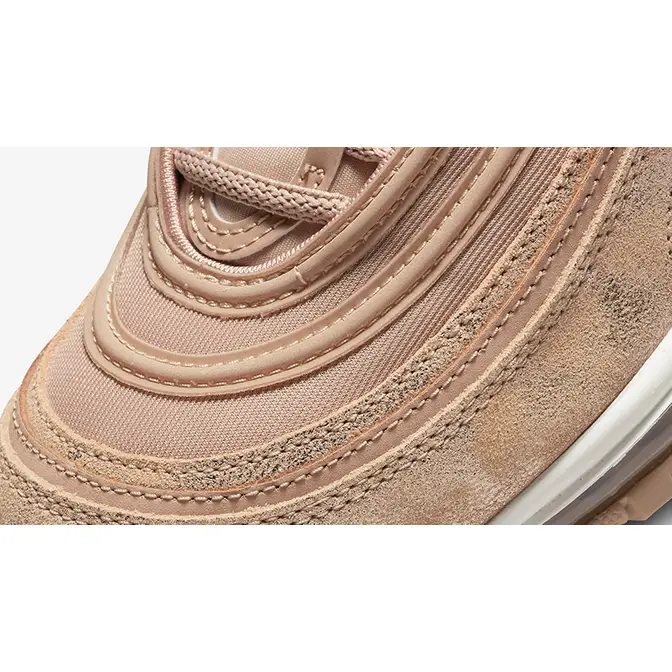 Nike pink striped nike air max shoes china wholesale Distressed Tan Detail