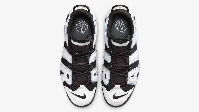 Nike Air More Uptempo Black White Multi Middle