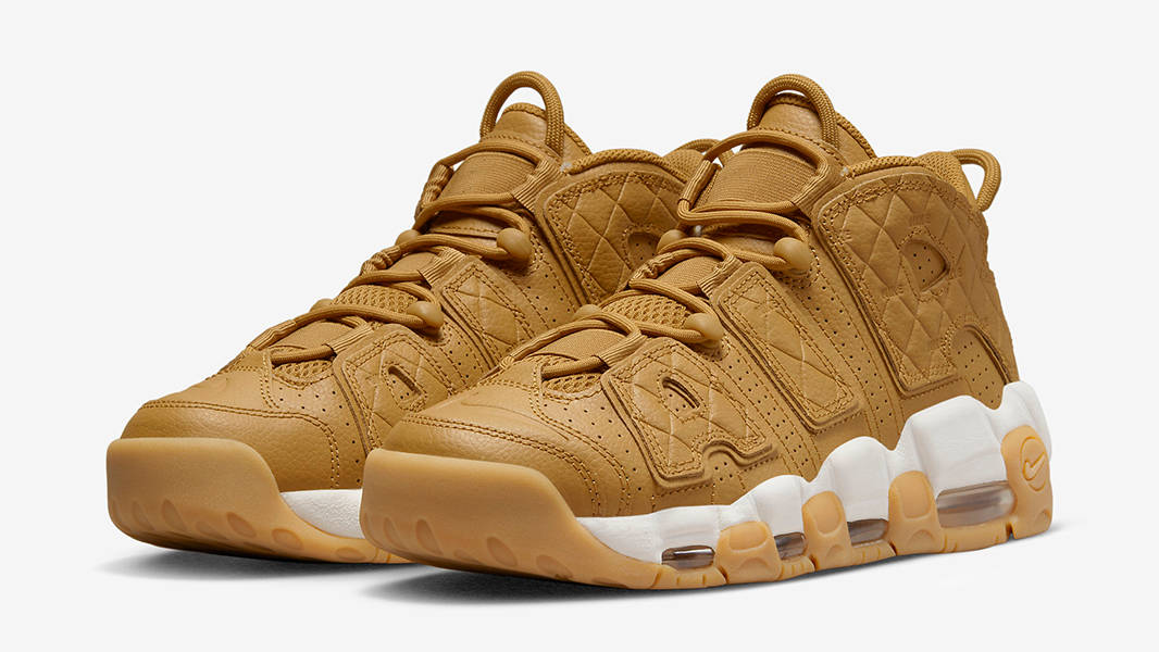 Nike Air More Uptempo Quilted Wheat DX3375-700 Side