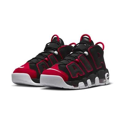 Black and red uptempo best sale