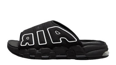 Nike Air More Uptempo Slide Black White