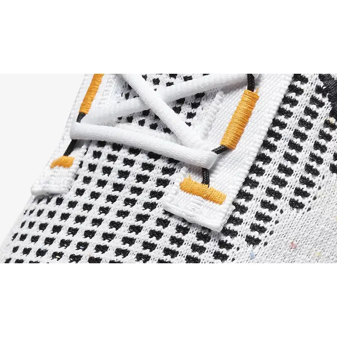 Спортивная юбка-шорты nike University Flyknit White Black Kumquat DM0025-101 Detail