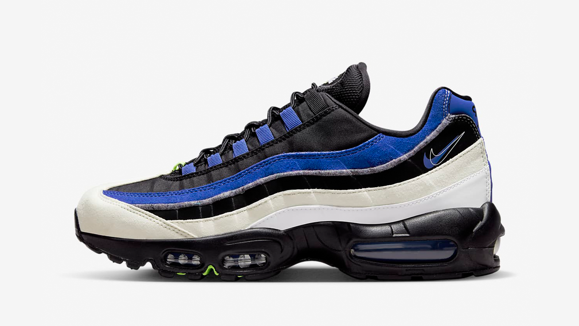 Nike Air Max 95 Double Swooshes Black Blue