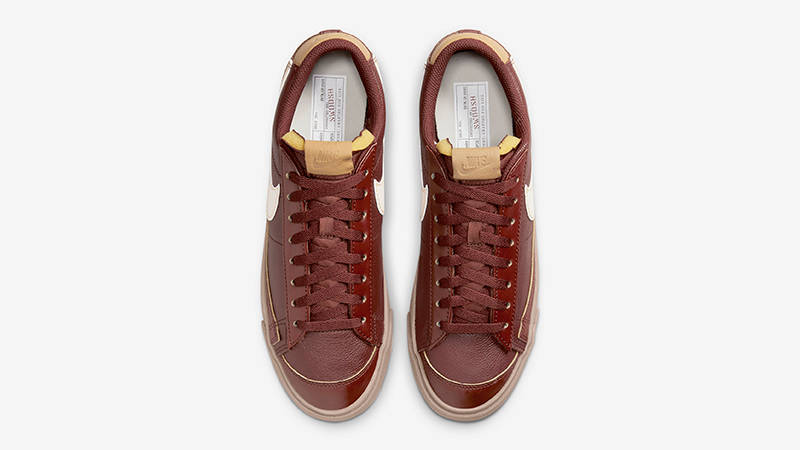 Nike Blazer Low Inspected By Swoosh Brown DQ7670-200 Top