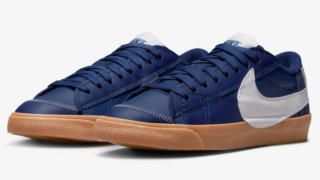 Nike Blazer Low Jumbo Navy Gum DR9865-400 Side