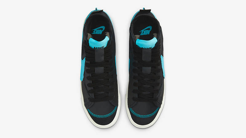 Nike Blazer Mid Jumbo Black Aqua FD0278-001 Top
