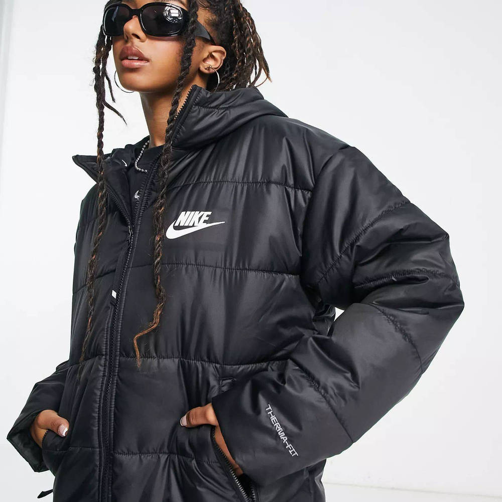 Nike Classic Longline Padded Jacket Black The Sole Supplier