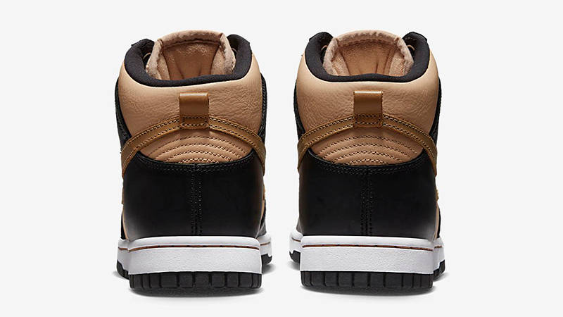 Nike Dunk High LXX Black Flax DX0346-001 Back