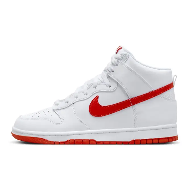 High top deals nike red