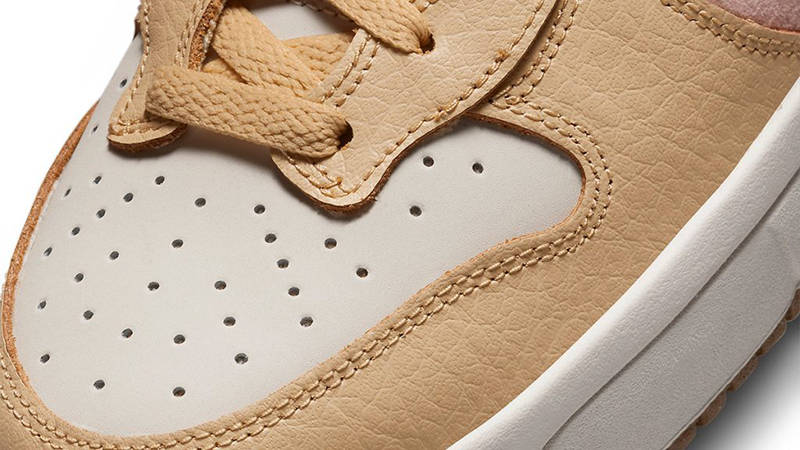 nike dunk high rebel white beige