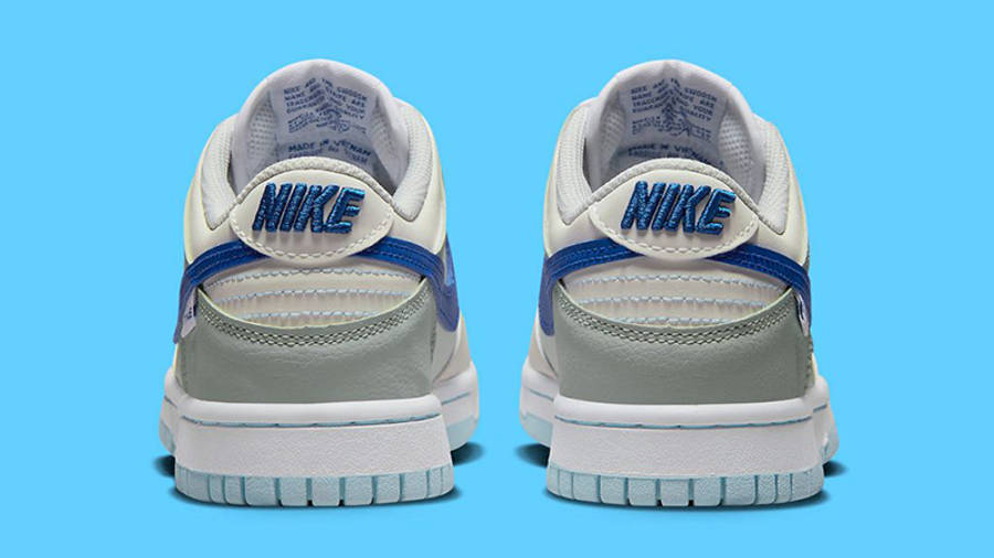 Nike Dunk Low Gs Grey Blue Beige Back W900 