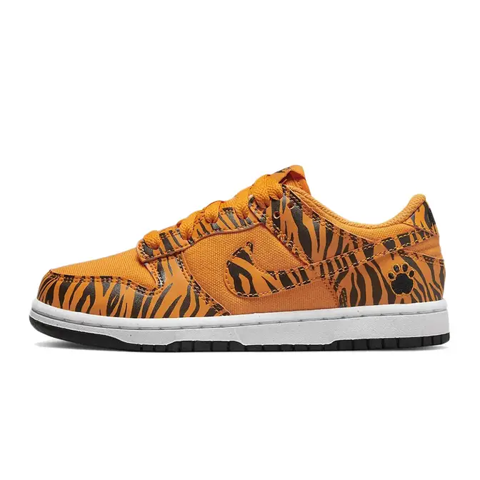Nike Dunk Low GS Tiger Stripe Orange | Where To Buy | DZ5633-800 | The ...