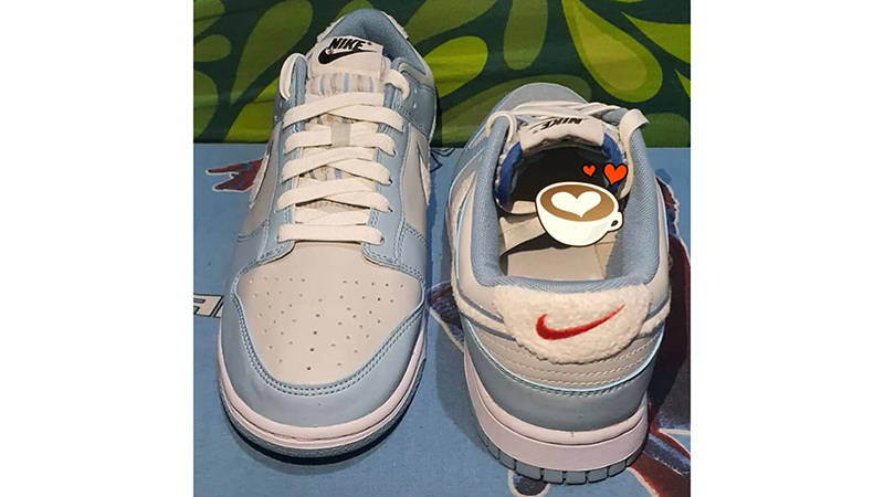 Nike Dunk Low Pile White Blue Front